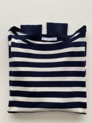 Jersey rayas azul y blanco Talla S