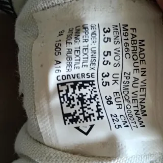 Converse All Star Tg 36 Unisex