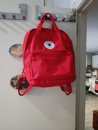 Mochila Converse Roja Unisex Nueva