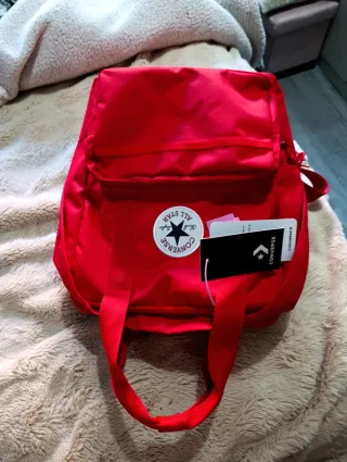 Mochila Converse Roja Unisex Nueva