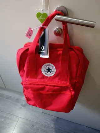 Mochila Converse Roja Unisex Nueva