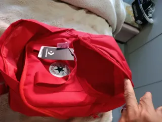 Mochila Converse Roja Unisex Nueva