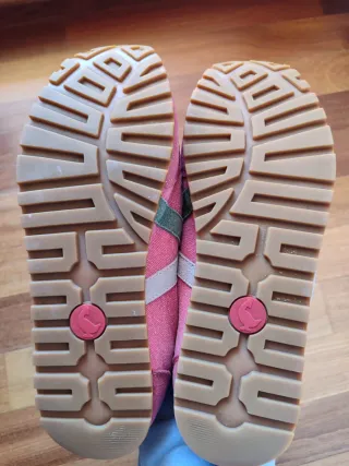 Zapatillas El Ganso Rosa y Verde Talla 42