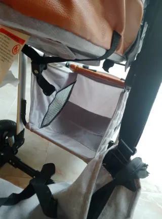 Carrozzina Moni Alma con ovetto grigio