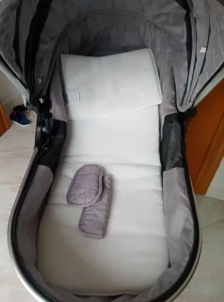 Carrozzina Moni Alma con ovetto grigio