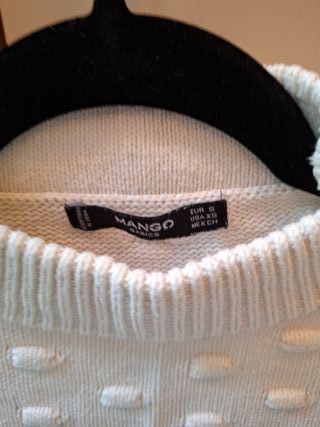 Jersey Blanco Mango marinero Talla S