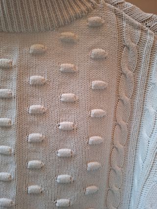 Jersey Blanco Mango marinero Talla S