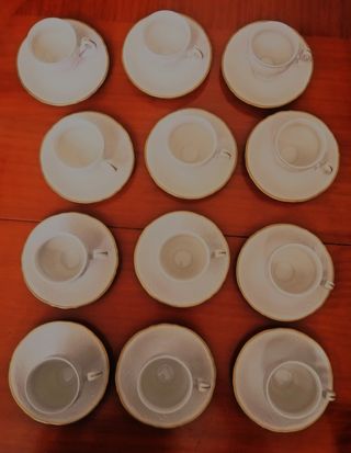 JUEGO DE CAFÉ DE PORCELANA CHECA LC BERNADOTTE