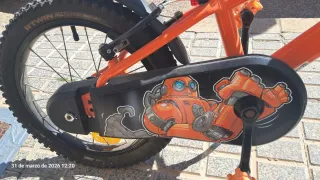 Bicicleta infantil 16 naranja