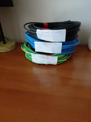 Cable eléctrico 13 metros 6mm