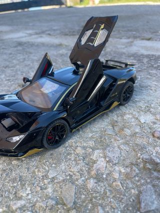Coche Lamborghini 1:24 Negro