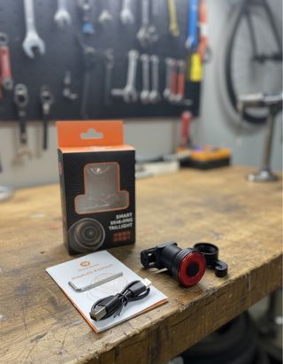 Luce posteriore bici rossa