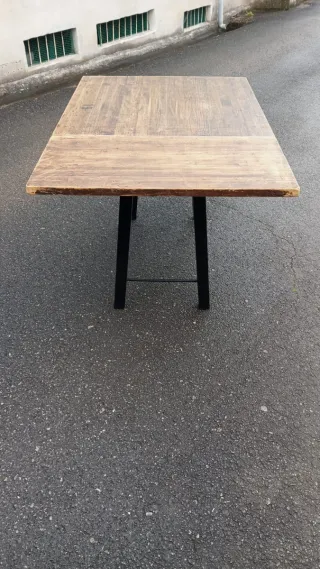 4 Mesas Hostelería Madera y Metal