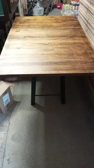 4 Mesas Hostelería Madera y Metal