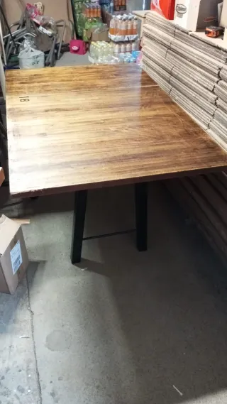 4 Mesas Hostelería Madera y Metal