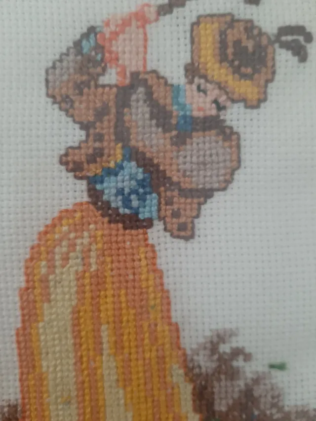 Cuadro Punto de Cruz Golf