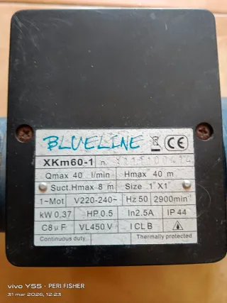 Bomba de agua BLUELINE XKm60-1