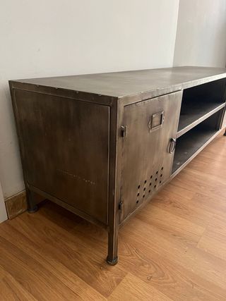 Mueble TV Metálico Gris