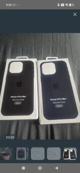 Funda iPhone 14 Pro Max Silicona MagSafe Azul