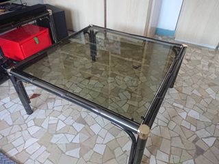 Tavolino Soggiorno in vetro Hollywoord Regency