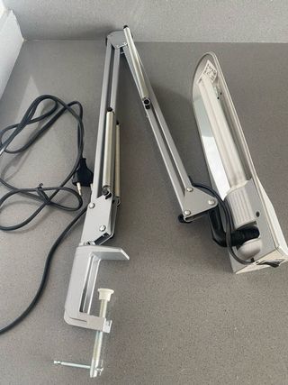 Lámpara Flexo Escritorio Metal con pinza