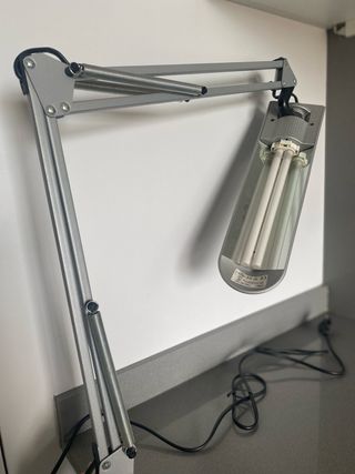 Lámpara Flexo Escritorio Metal con pinza