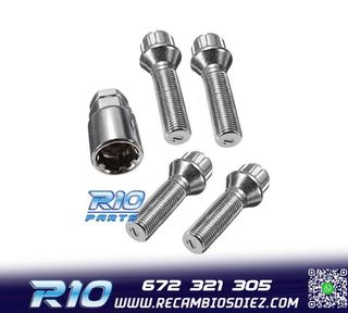 TORNILLOS ANTIRROBO LARGOS 12X125 CÓNICO