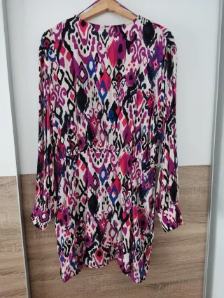 Vestido Zara estampado