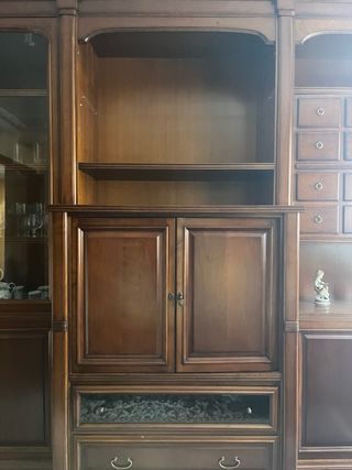 Armario de salón madera alta calidad