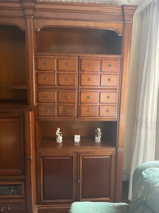 Armario de salón madera alta calidad