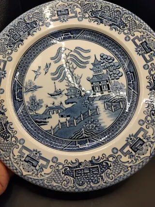 🇬🇧 Plato Llano Ingles Willow Azul