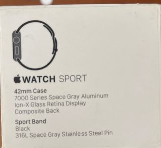 Apple Watch Series 1 Space Gray