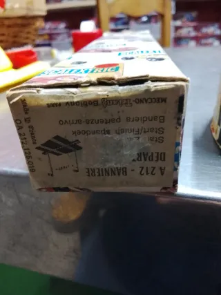 Scalextric Juez Salida y Pancarta años 60