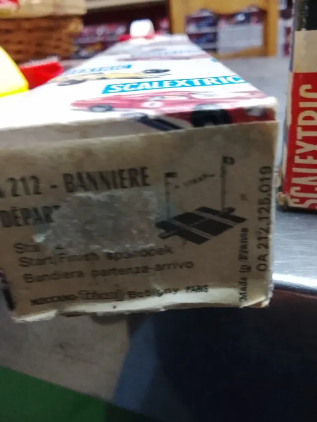 Scalextric Juez Salida y Pancarta años 60