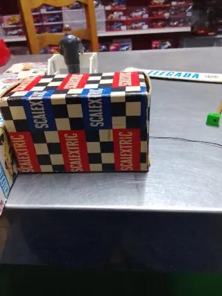 Scalextric Juez Salida y Pancarta años 60