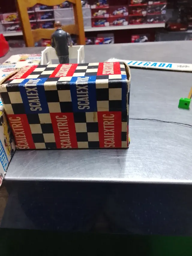 Scalextric Juez Salida y Pancarta años 60