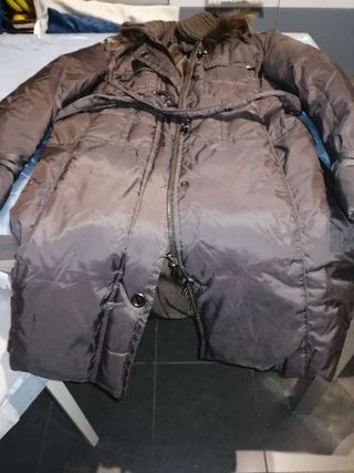 Piumino donna marrone