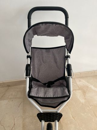 Carrito Muñecas Bayer Chic 2000 Leon gris