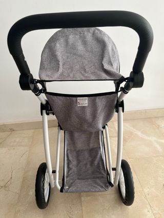 Carrito Muñecas Bayer Chic 2000 Leon gris