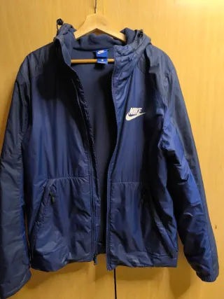 Cazadora juvenil Nike azul
