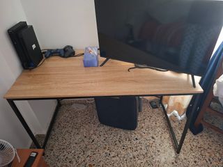 Escritorio Grande Madera y Metal