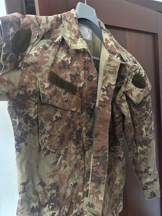 Giacca Militare Mimetica Tg 54