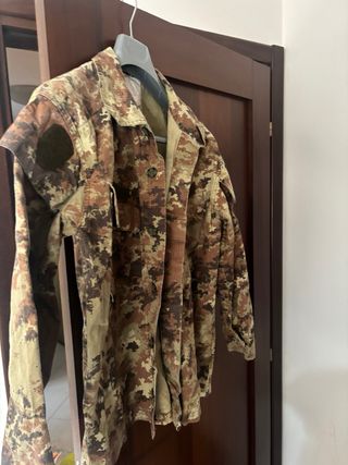 Giacca Militare Mimetica Tg 54