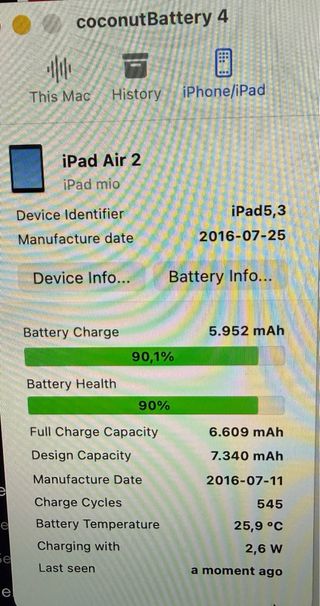 iPad Air 2 64GB Plata A1566