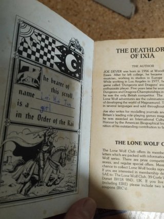 Libro juegos Lone Wolf (Lobo Solitario) Joe Dever
