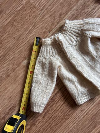 Conjunto ropa muñeca tejido
