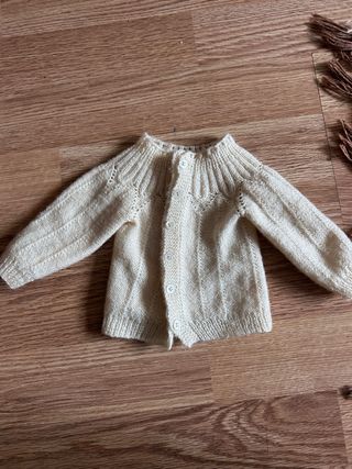 Conjunto ropa muñeca tejido