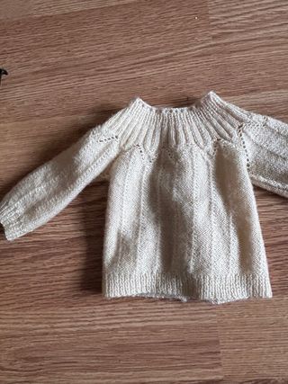 Conjunto ropa muñeca tejido