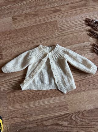 Conjunto ropa muñeca tejido