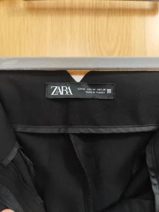Pantalón vestir Zara negro